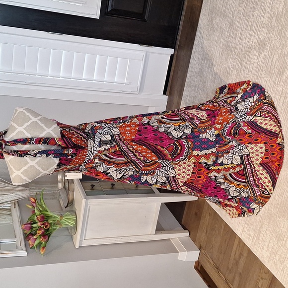 🆕️ Mauve by Anthropologie [M] Halter Dress - Picture 4 of 8